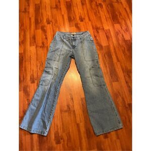Y2K Tommy Hilfiger Women's Cargo Jeans size 11